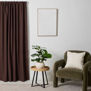 Living & Co Vienna Curtains Brown Mid 150-230cm Wide/205cm Drop