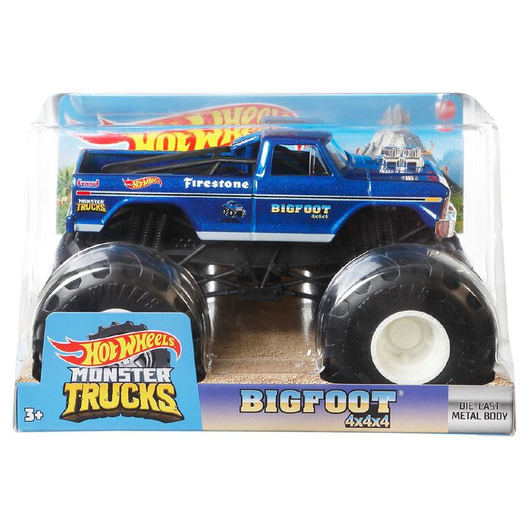 Hot Wheels Monster Trucks 1:24 Scale Diecast Truck, , hi-res