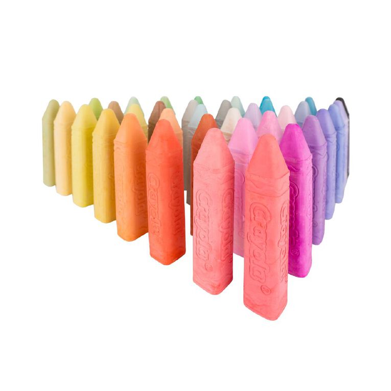 Crayola Washable Sidewalk Chalk Assorted 36 Pack, , hi-res
