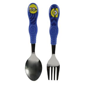 Minions 2 Piece Cutlery Set Yellow