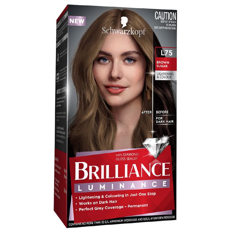 Schwarzkopf Brilliance Luminance L75 Brown Sugar Brown, , hi-res