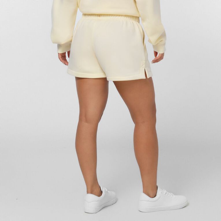Garage Women's Fresh Fleece Short, Yellow Light, hi-res