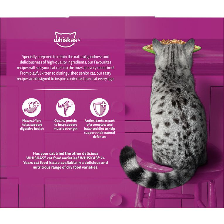 Whiskas Senior Mixed Favourites in Jelly MVMS 12x85g, , hi-res
