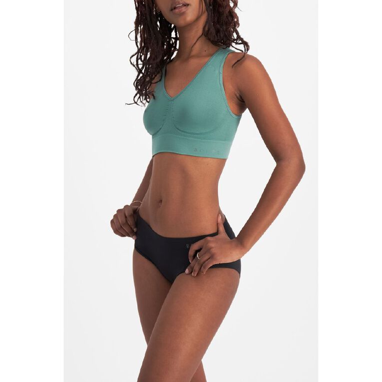 B FOR BONDS Women's Comfy Crop, Green Light, hi-res