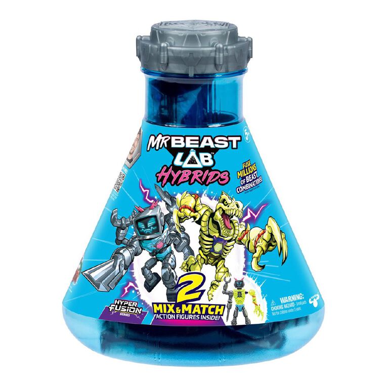 Mr Beast Lab Hybrids 2 Mix & Match Action Figure Multi Pack, , hi-res
