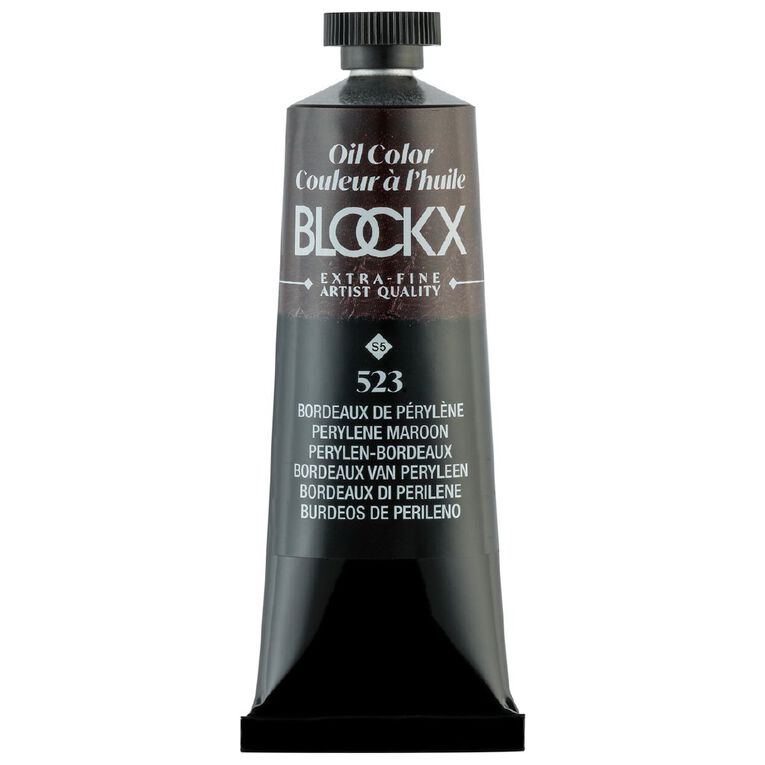 BLOCKX Oil Tube 35ml S5 523 Perylene Maroon, , hi-res