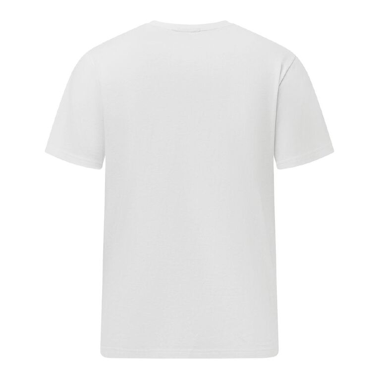 Black Ferns Adults' Short Sleeve Tee, White, hi-res
