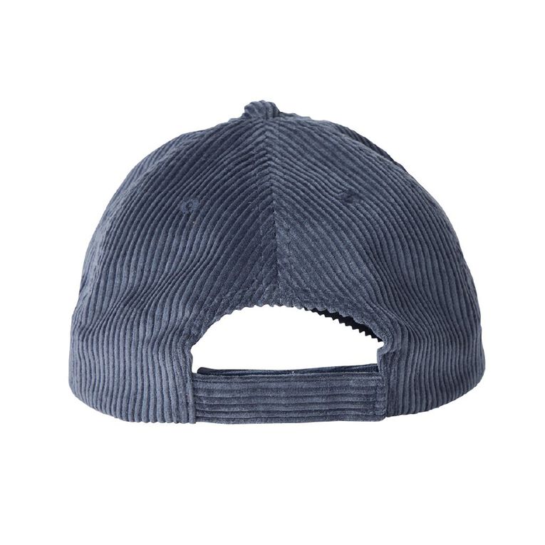 H&H Women's Slogan Cord Cap, Blue Dark, hi-res