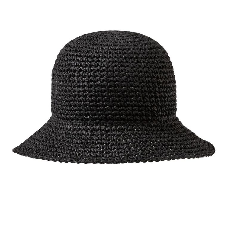 H&H Women's Bucket Hat, Black BLACK, hi-res