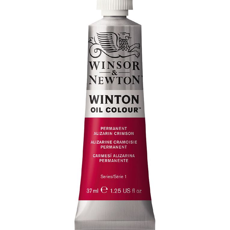 Winsor & Newton Winton Oil Paint 37ml Permanent Alzarin Crimson, , hi-res
