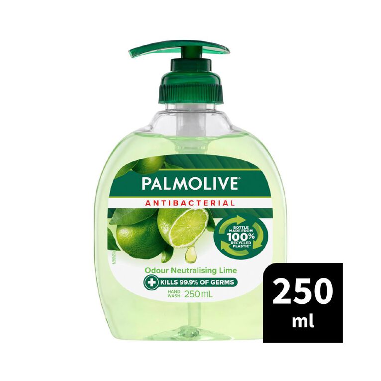 Palmolive Antibacterial Lime Liquid Hand Wash Pump 250ml, , hi-res