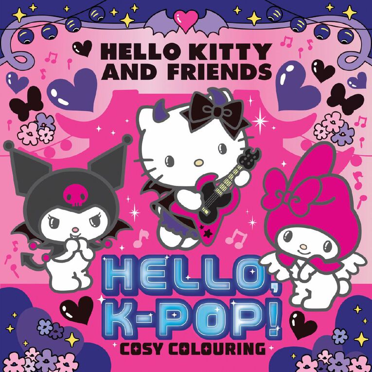 Hello Kitty And Friends: Hello K-Pop! Cosy Colouring Book, , hi-res