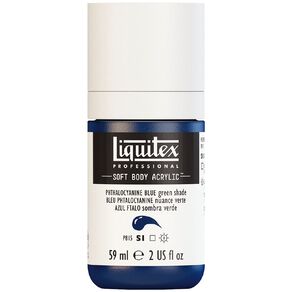 Liquitex Soft Body Acrylic 59ml Phthalo Blue Green Shade S1