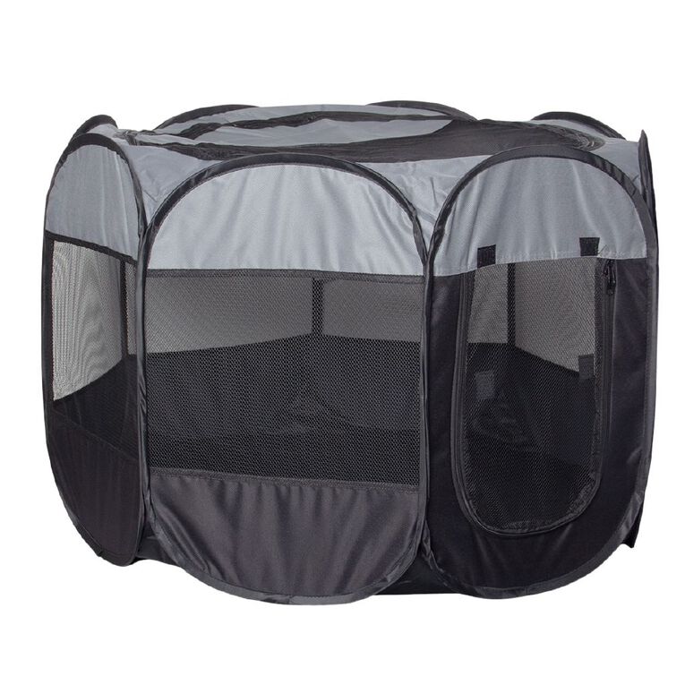 Petzone Fabric Playpen Charcoal Large