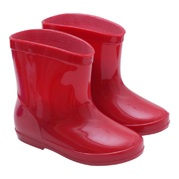Young Original Junior Kids' Essential Splash Gumboots, Red, hi-res