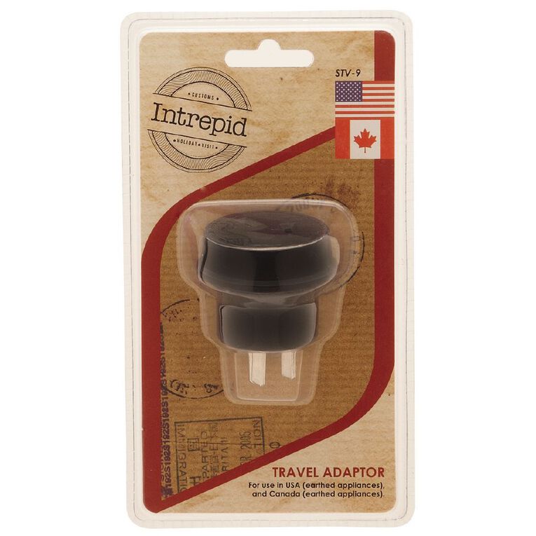 Intrepid Travel Adaptor NZ to USA One Size, , hi-res