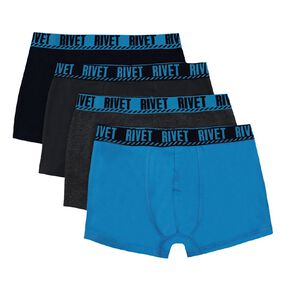 Rivet Boys' Trunks 4 Pack