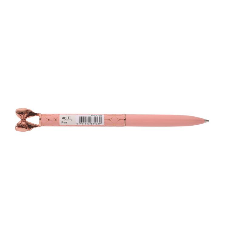 Uniti Stationery Urban Noir Bow Pen, , hi-res