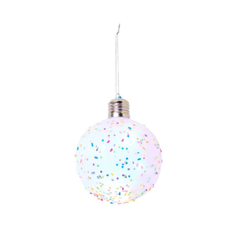 Wonderland Light Up Bauble Assorted 10cm, , hi-res