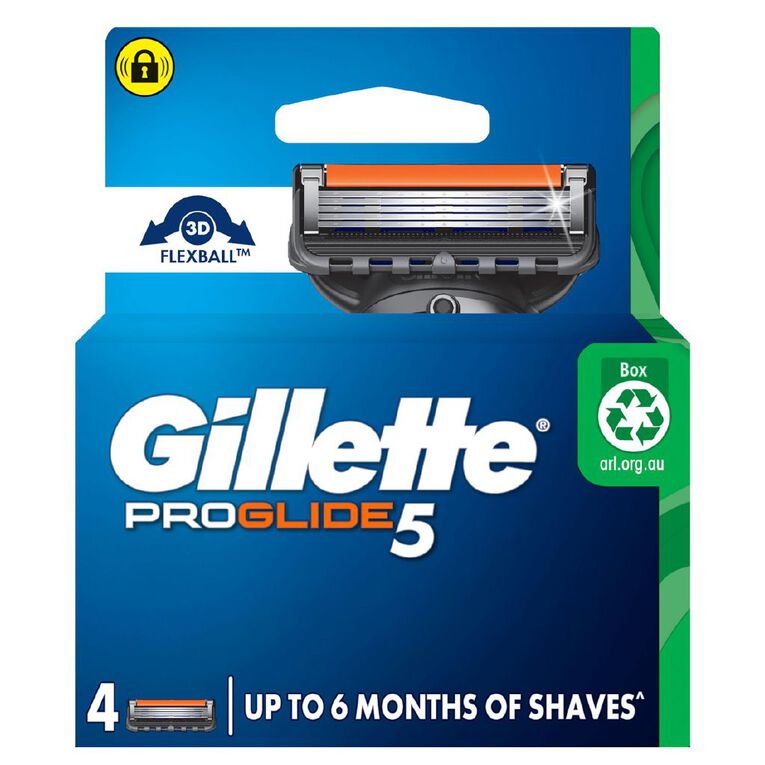 Gillette ProGlide Flexball Razor Blades 4 Pack, , hi-res