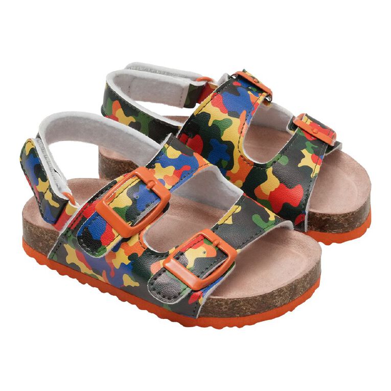 Young Original Junior Kids' Rayray Sandals, Khaki, hi-res