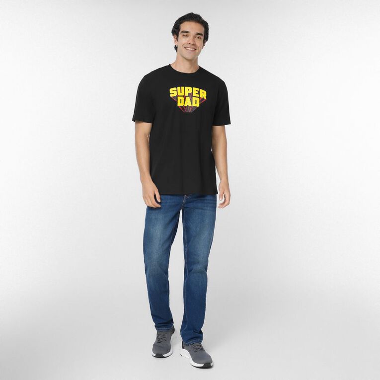 H&H Men's Fathers Day Tee, Black, hi-res