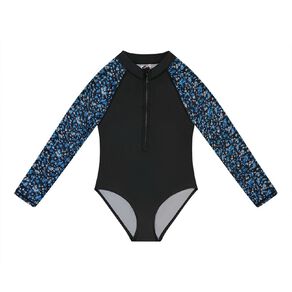 Young Original Long Sleeve Printed Swimsuit