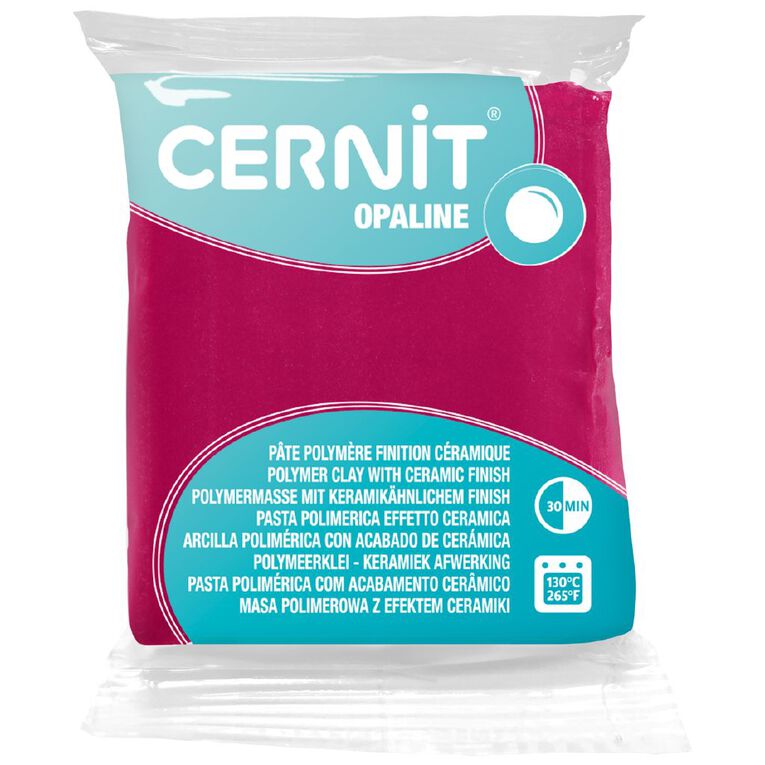 Cernit Polymer Clay Opaline 56g Magenta, , hi-res