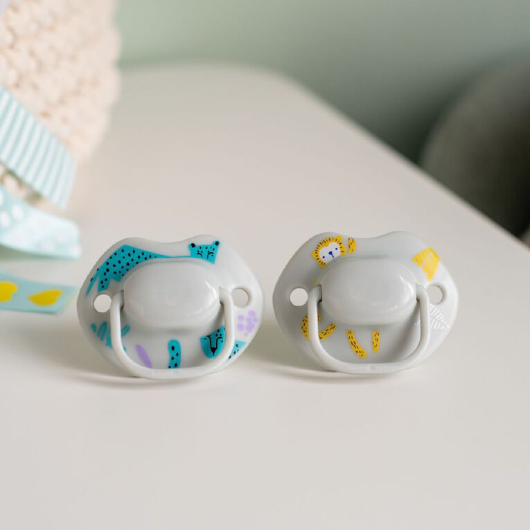 Tommee Tippee Closer to Nature Silicon Soother 0-6 Months 2 Pack, , hi-res
