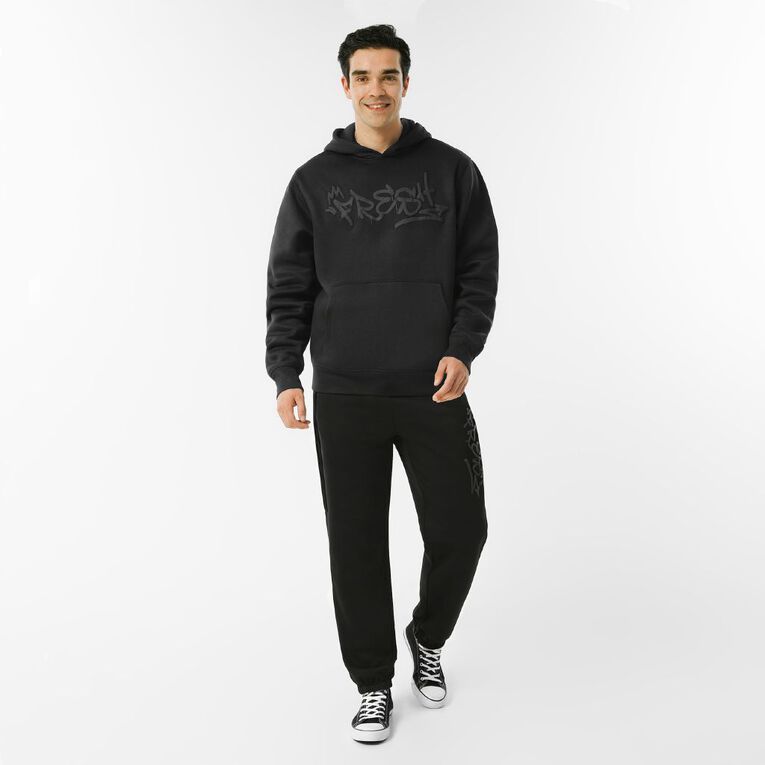 Garage Men's Fresh Hooded Sweat Graphic, Black, hi-res