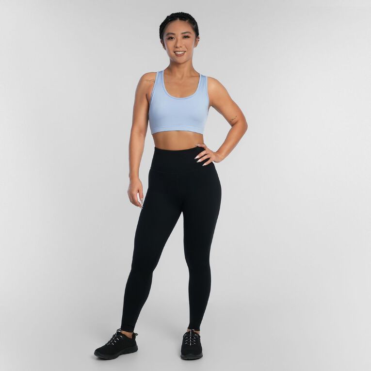 Active Intent Women's Low Impact Crop Top, Blue Light BRUNNERA, hi-res