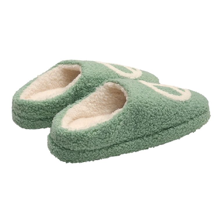 H&H Women's Novelty Fun Slippers, Green Light, hi-res