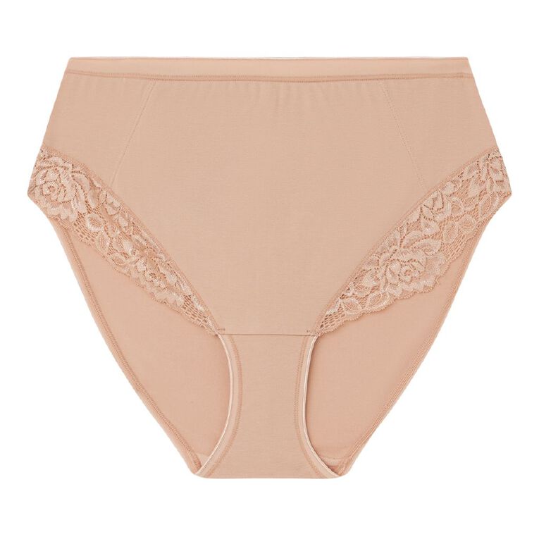 H&H Women's Control Hi- Leg, Natural, hi-res
