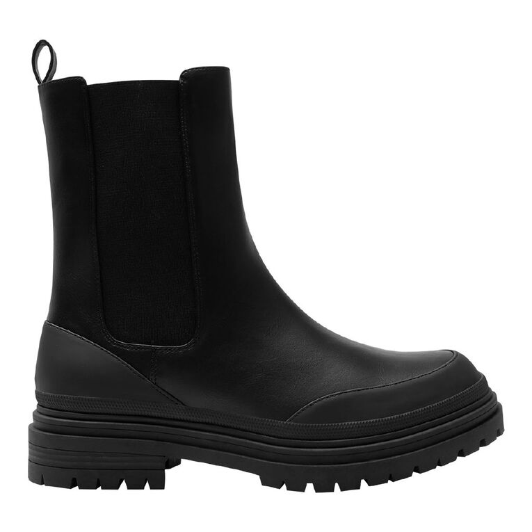 H&H Women's Harvey Ankle Boots, Black, hi-res