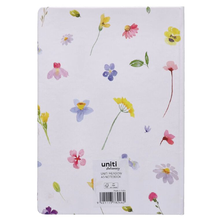 Uniti Stationery Meadow Notebook A5, , hi-res