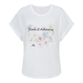 H&H Curve Women's Amber Rixon Drape Viscose Tee