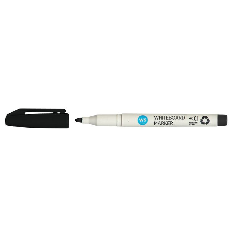 WS Whiteboard Marker Fine Loose Black, , hi-res