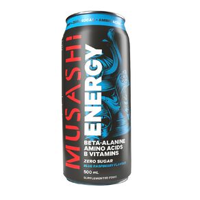 Musashi Energy Drink Blue Raspberry 500ml