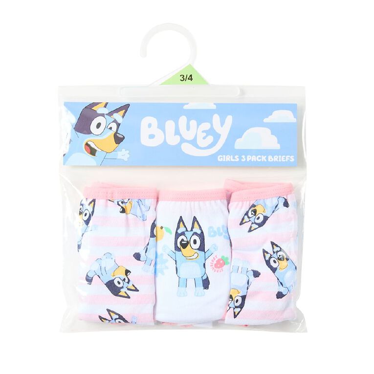 Bluey Girls' Briefs 3 Pack, Pink Light, hi-res