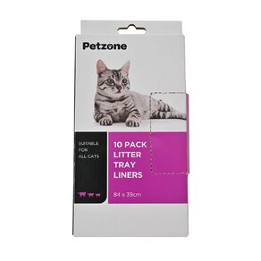 Petzone Litter Tray Liners 10 Pack