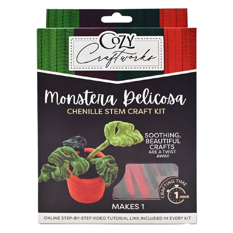 Uniti Adults Chenille Stem Monstera, , hi-res