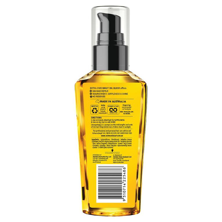 Schwarzkopf Extra Care Daily Oil Elixir 100ml, , hi-res
