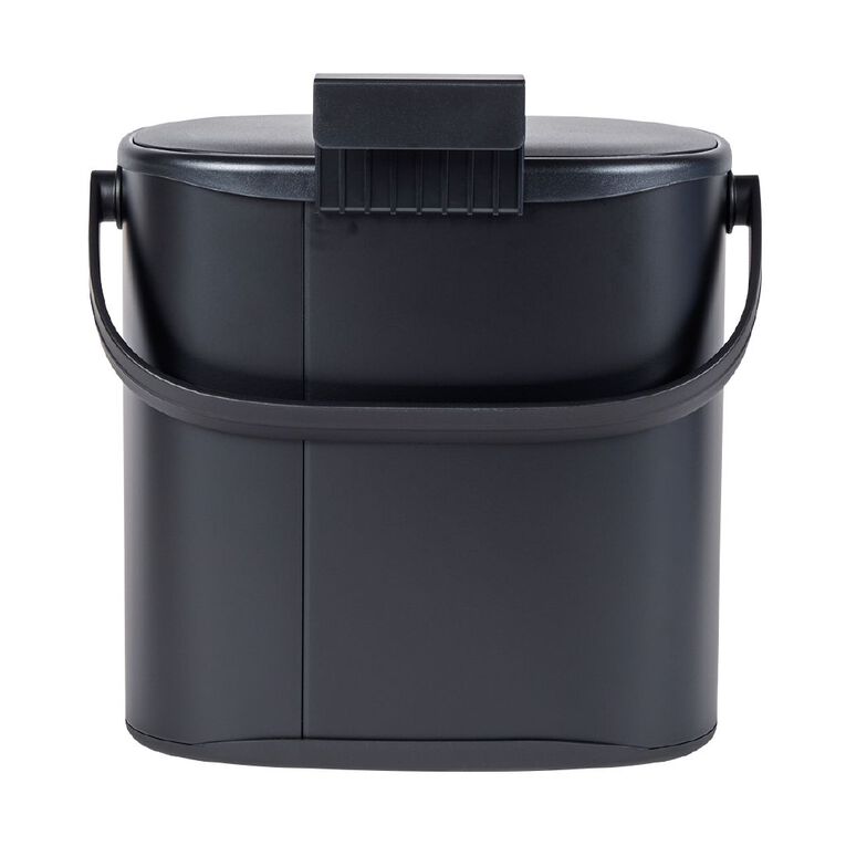 Living & Co Tabletop Compost Bin Black, , hi-res
