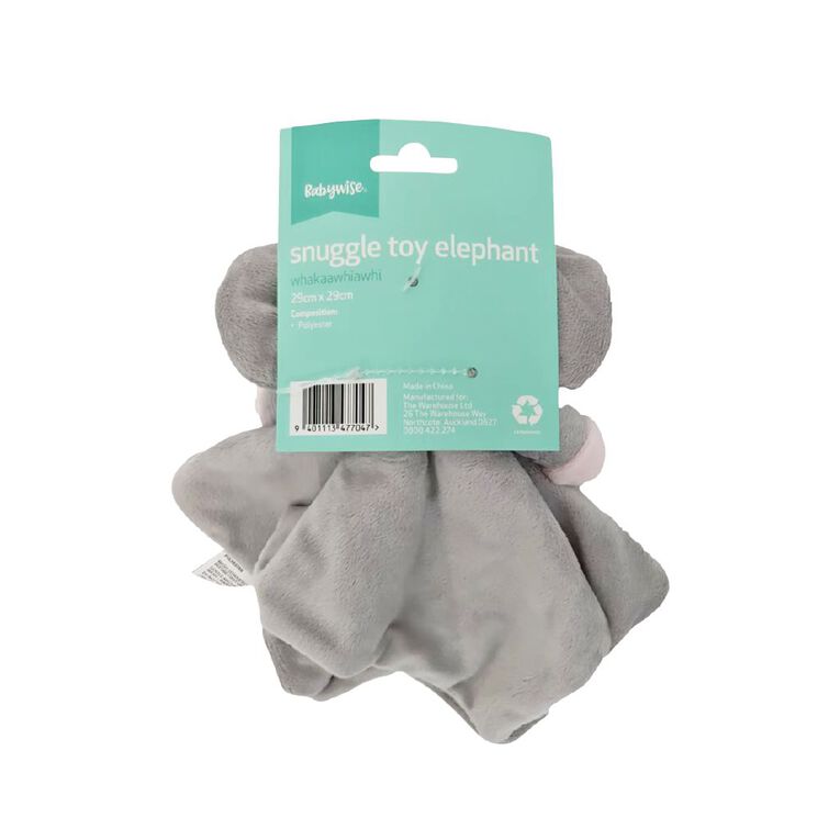 Babywise Snuggle Toy Elephant, , hi-res