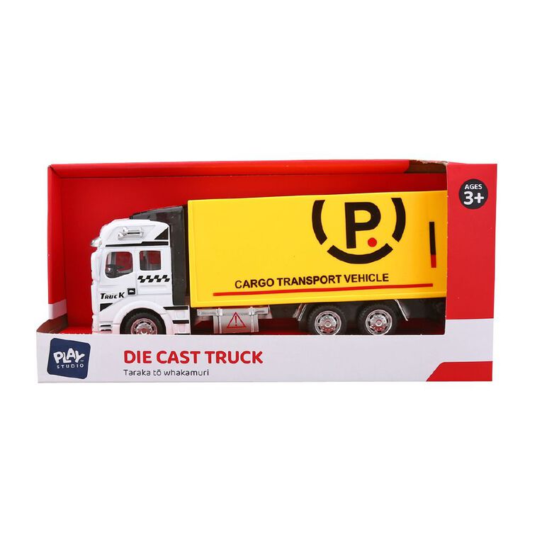 Play Studio Die-Cast Pull Back Truck Assorted, , hi-res