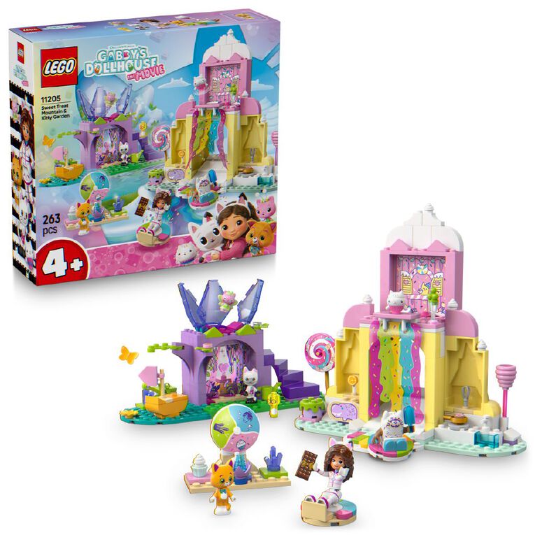 LEGO Gabby's Dollhouse Sweet Treat Mountain & Kitty Garden 11205, , hi-res