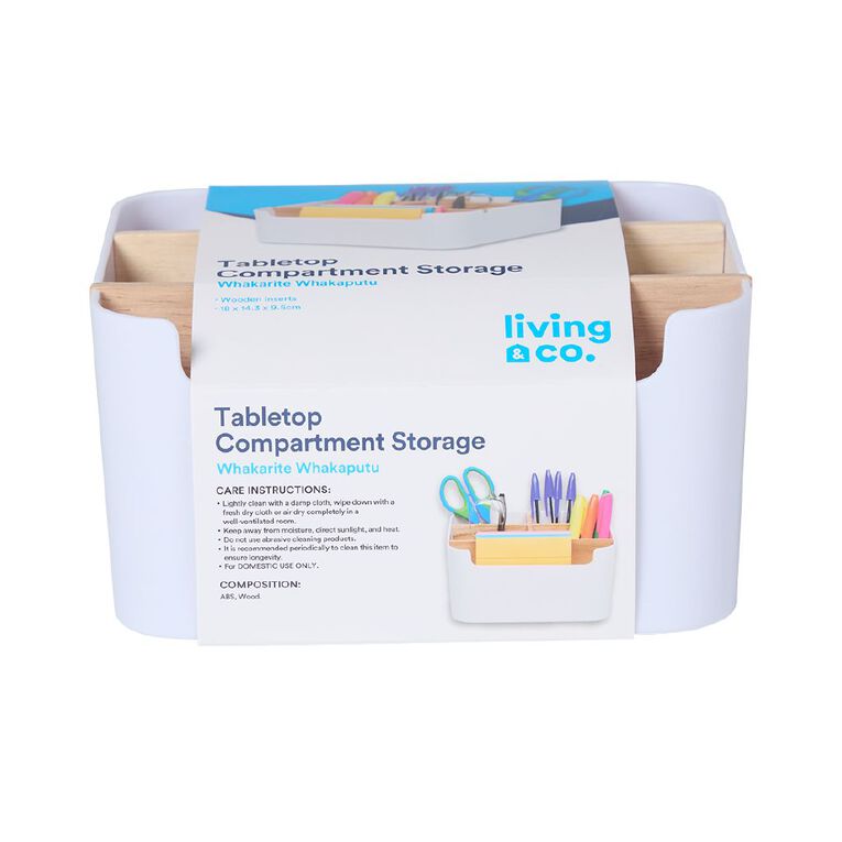Living & Co Table Top Compartment Storage, , hi-res