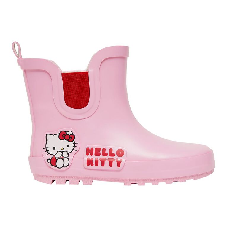 Hello Kitty Senior Kids' Rubber Gumboots, Pink, hi-res