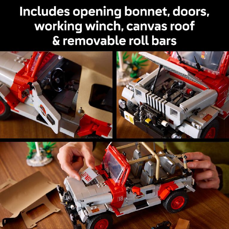 LEGO Jurassic World Jurassic Park Jeep Wrangler 77984, , hi-res