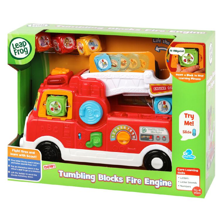 Leap Frog Tumbling Blocks Fire Engine, , hi-res